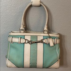 Light Blue Coach Purse